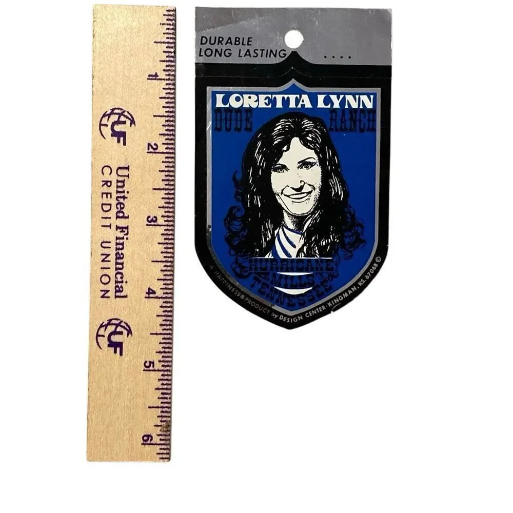 Vintage Loretta Lynn’s Dude Ranch bumper sticker NOS RARE HTF Souvenir Tennessee